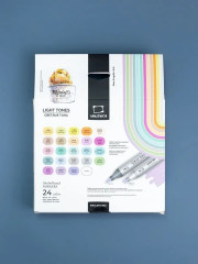 Набор спиртовых маркеров «Светлые тона» - Фото 3