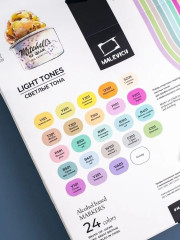 Набор спиртовых маркеров «Светлые тона» - Фото 7