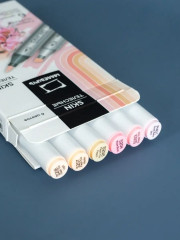 Набор спиртовых маркеров «Телесные» - Фото 4