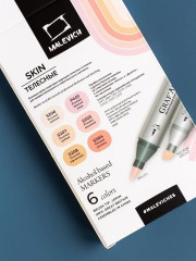 Набор спиртовых маркеров «Телесные» - Фото 5