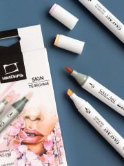 Набор спиртовых маркеров «Телесные» - Фото 7