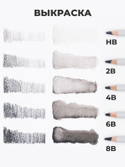 Набор карандашей акварельных графитных - Фото 3