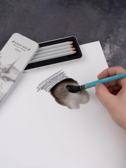 Набор карандашей акварельных графитных - Фото 14