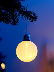 Шар ёлочный «Бархатный зефир» - Фото 3