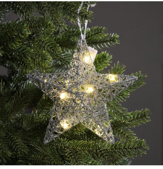 Подвеска световая «Звезда серебристая»