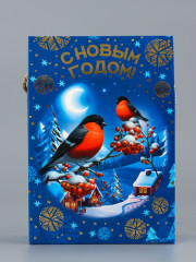 Коробка подарочная складная «Снегири» - Фото 2