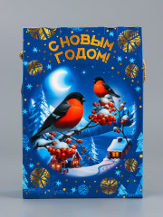 Коробка подарочная складная «Снегири» - Фото 4