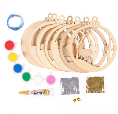 Набор для творчества «Ёлочная игрушка из дерева. Олень» - Фото 2