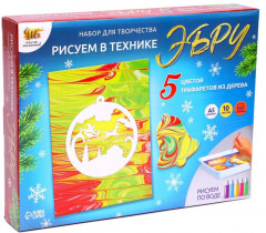 Набор для творчества «Рисуем в технике эбру» - Фото 3