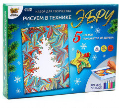 Набор для творчества «Рисуем в технике эбру» - Фото 3
