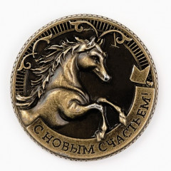 Монета сувенирная «Счастливого года» - Фото 3