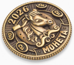 Монета сувенирная «Богатства» акварель - Фото 6