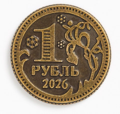 Монета сувенирная «1 рубль. 2026» - Фото 5