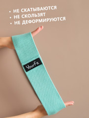 Набор тканевых фитнес-резинок - Фото 3