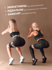 Набор тканевых фитнес-резинок - Фото 2