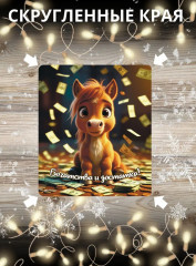 Набор магнитов новогодних «Год Лошади 2026» - Фото 5