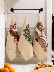 Комплект полотенец кухонных - Фото 4