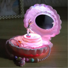 Музыкальная шкатулка с подсветкой механическая - Фото 9