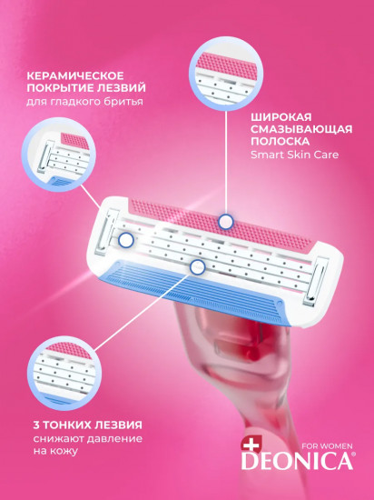 Набор кассет сменных для бритья