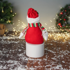 Игрушка мягкая «Снеговик с пуговками» - Фото 2