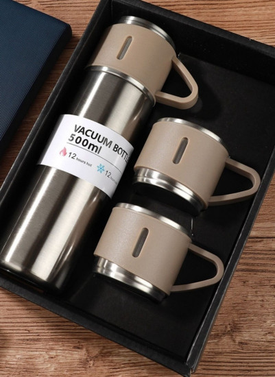 Мужской подарочный набор с термосом
