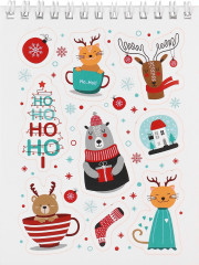 Стикербук «Мои зимние зверята» - Фото 3