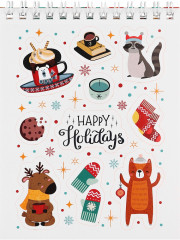 Стикербук «Мои зимние зверята» - Фото 8