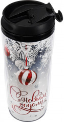 Термокружка «Елочки и шарики» - Фото 4