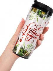 Термокружка «Снегири» - Фото 6