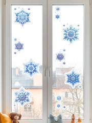 Наклейки для окон «Снежинки волшебные» - Фото 5