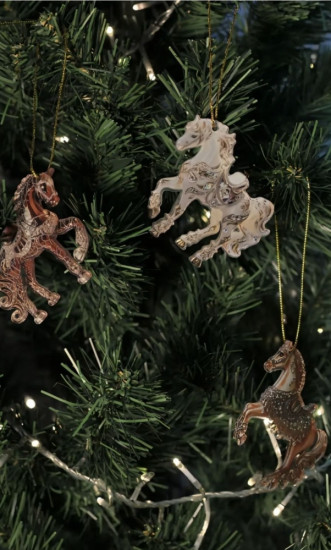 Игрушка-подвеска елочная «Лошадь»