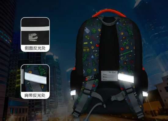 Рюкзак для мальчиков школьный с 3D принтом «Динозавр»