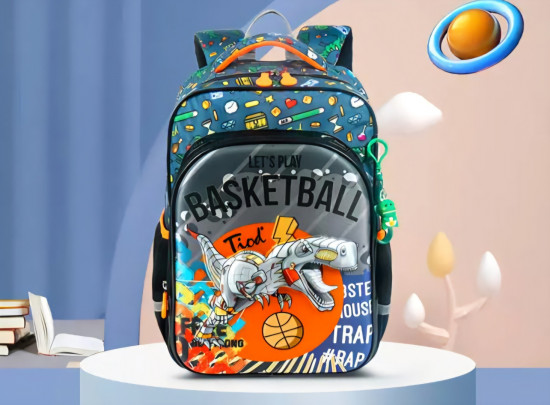 Рюкзак для мальчиков школьный с 3D принтом «Динозавр»