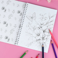 Книжка-раскраска для детей «Цветы» - Фото 3
