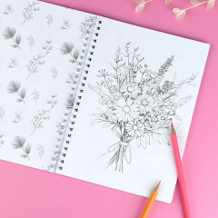 Книжка-раскраска для детей «Цветы» - Фото 5