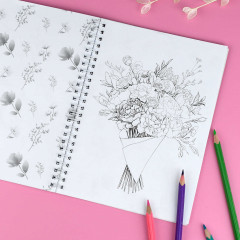 Книжка-раскраска для детей «Цветы» - Фото 7