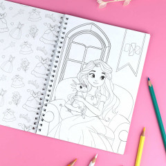 Книжка-раскраска для детей «Принцессы» - Фото 4