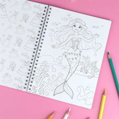 Книжка-раскраска для детей «Принцессы» - Фото 5