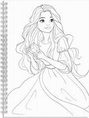 Книжка-раскраска для детей «Принцессы» - Фото 8