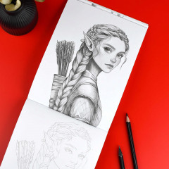 Книжка-раскраска «Фэнтези миры» - Фото 6