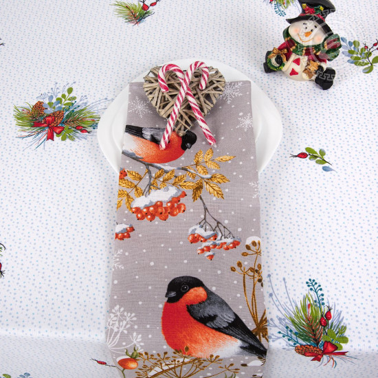Набор подарочный из скатерти и полотенец «Музыка зимы»