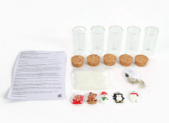 Набор для опытов «Новогодняя гирлянда. Ёлочка и Дед Мороз» - Фото 3