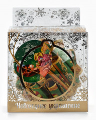 Игрушка елочная со свитками «С Новым годом» - Фото 5