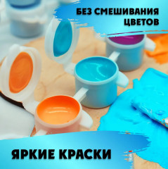 Картина по номерам «Кошки на елке» - Фото 4