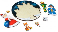 Пазл-вкладыш «Новогодний» - Фото 2