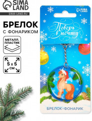 Брелок с фонариком «Поверь в мечту» - Фото 1