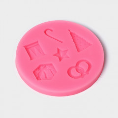 Молд для заливки «Новогодние атрибуты» - Фото 1