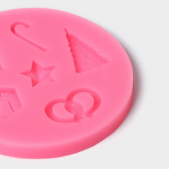 Молд для заливки «Новогодние атрибуты» - Фото 2