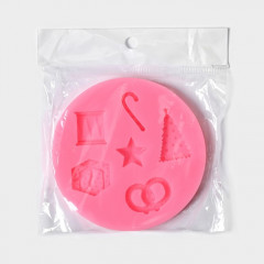 Молд для заливки «Новогодние атрибуты» - Фото 3