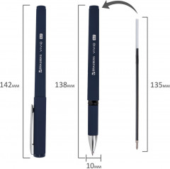 Набор ручек шариковых с грипом - Фото 12